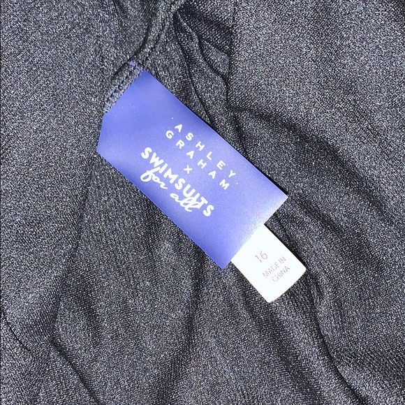 Swimsuits For All Black Sexy High Leg One Piece NWT - Picture 3 of 4